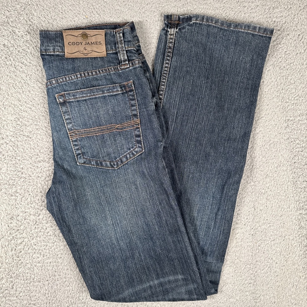 Cody James Bootcut Jeans Mens 29x34 (30x34) Dark Wash Straight Leg Rodeo Cowboy